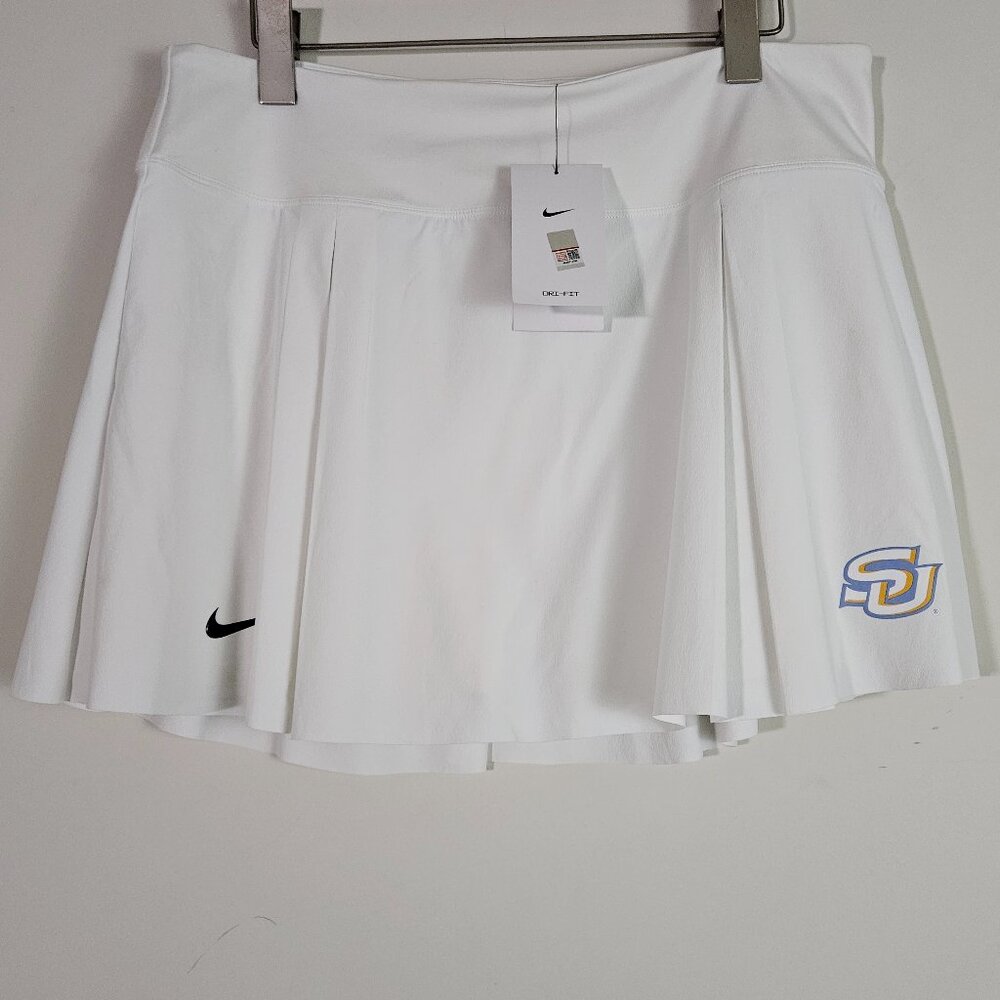 Nike College Skirt White XL Southern Club Tennis Athletic Preppy Sporty Skort